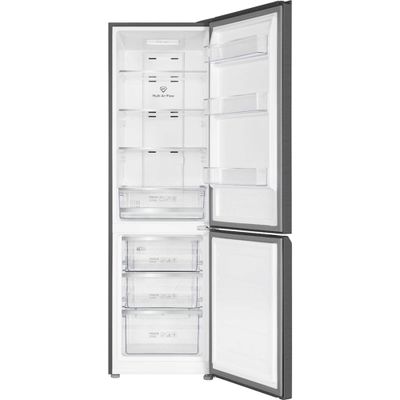 TCL 282 Litre 70/30 Freestanding Fridge Freezer - Stainless Steel - Thumbnail 2