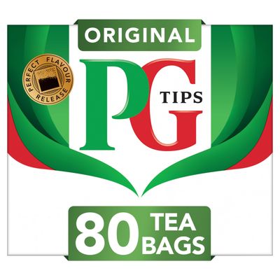 PG Tips 80 Original Tea Bags 232g - Thumbnail 2