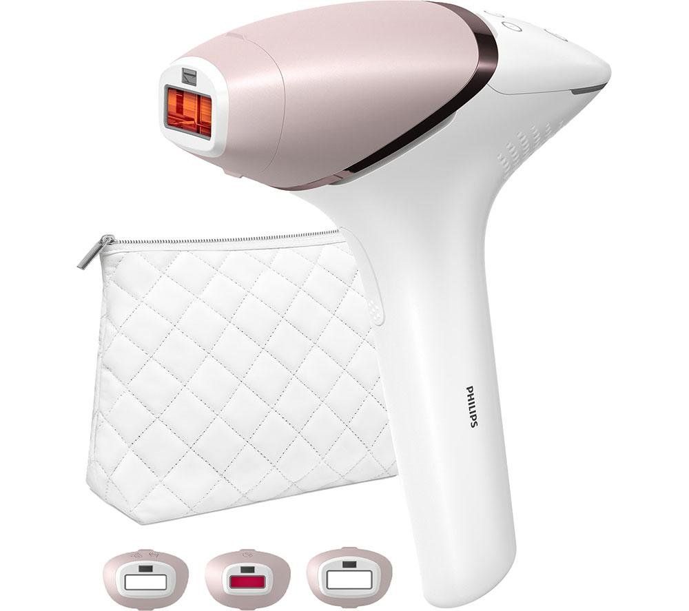 PHILIPS Lumea 9000 Series BRI955/01 Cordless IPL Hair Removal System - White & Pink, White,Pink - Image 1