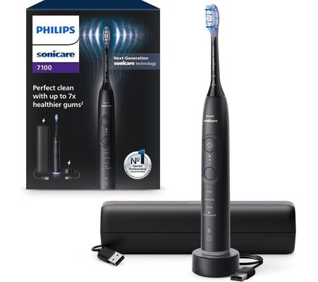 PHILIPS Sonicare Series 7100 HX7421/01 Electric Toothbrush - Black, Black