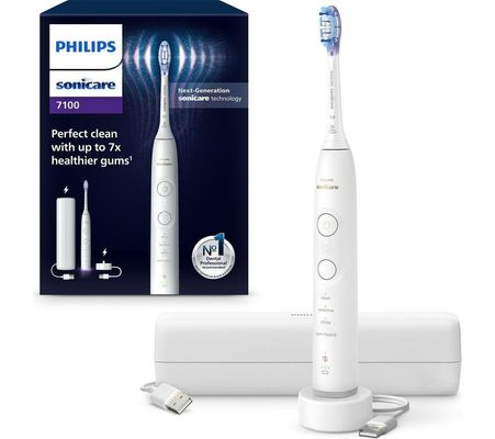 PHILIPS Sonicare Series 7100 HX7420/01 Electric Toothbrush - White, White