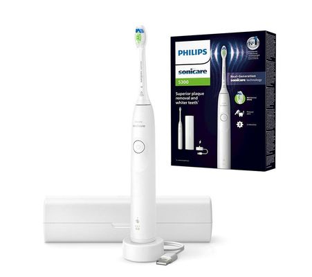 PHILIPS Sonicare Series 5300 HX7108/02 Electric Toothbrush - White, White
