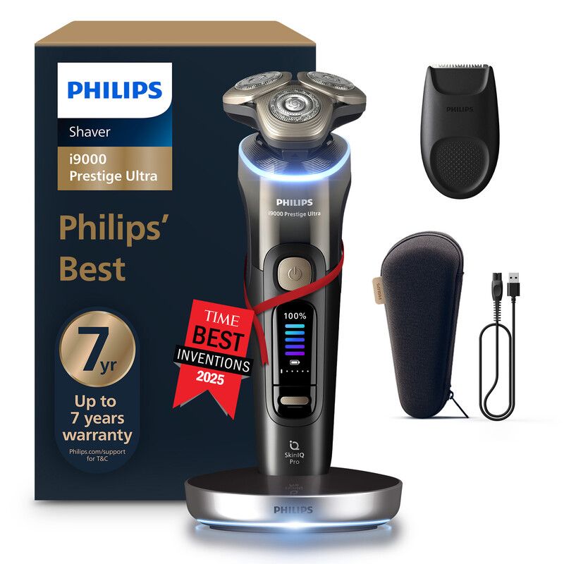 PHILIPS i9000 XP9405/11 Prestige Ultra Wet & Dry Rotary Shaver - Black Gradient, Black - Image 1