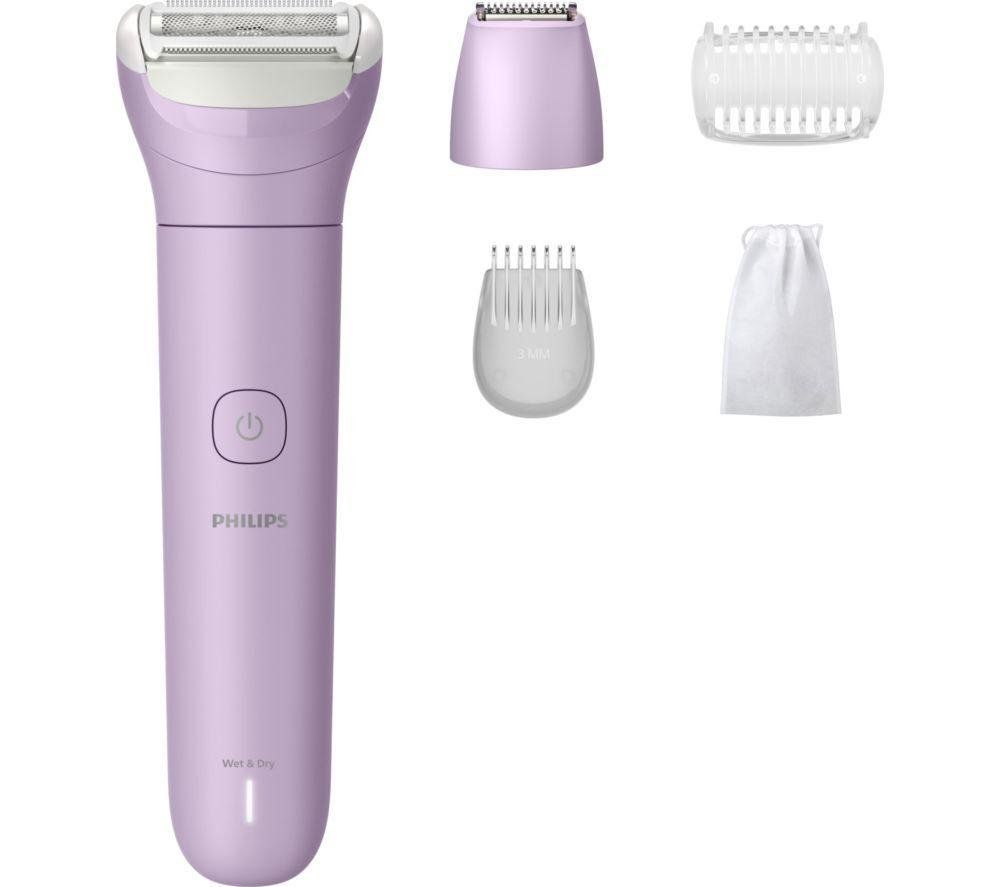 PHILIPS 6000 Series BRL138/00 Wet & Dry Foil Lady Shaver - Purple, Purple - Image 1