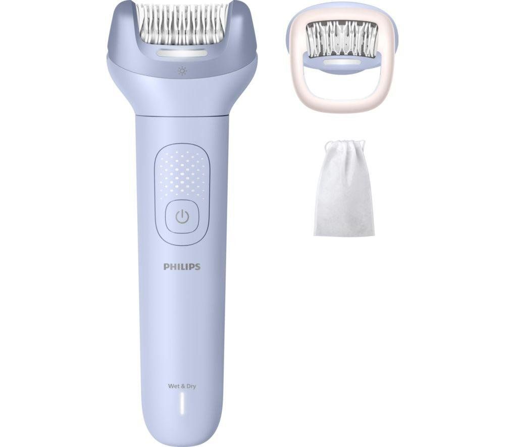 PHILIPS BRE708/00 Series 8000 Wet & Dry Epilator Light Blue, Blue - Image 1