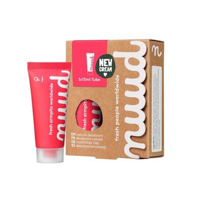 Nuud Natural, Vegan Deodorant Starter Red | new cream, 15ml