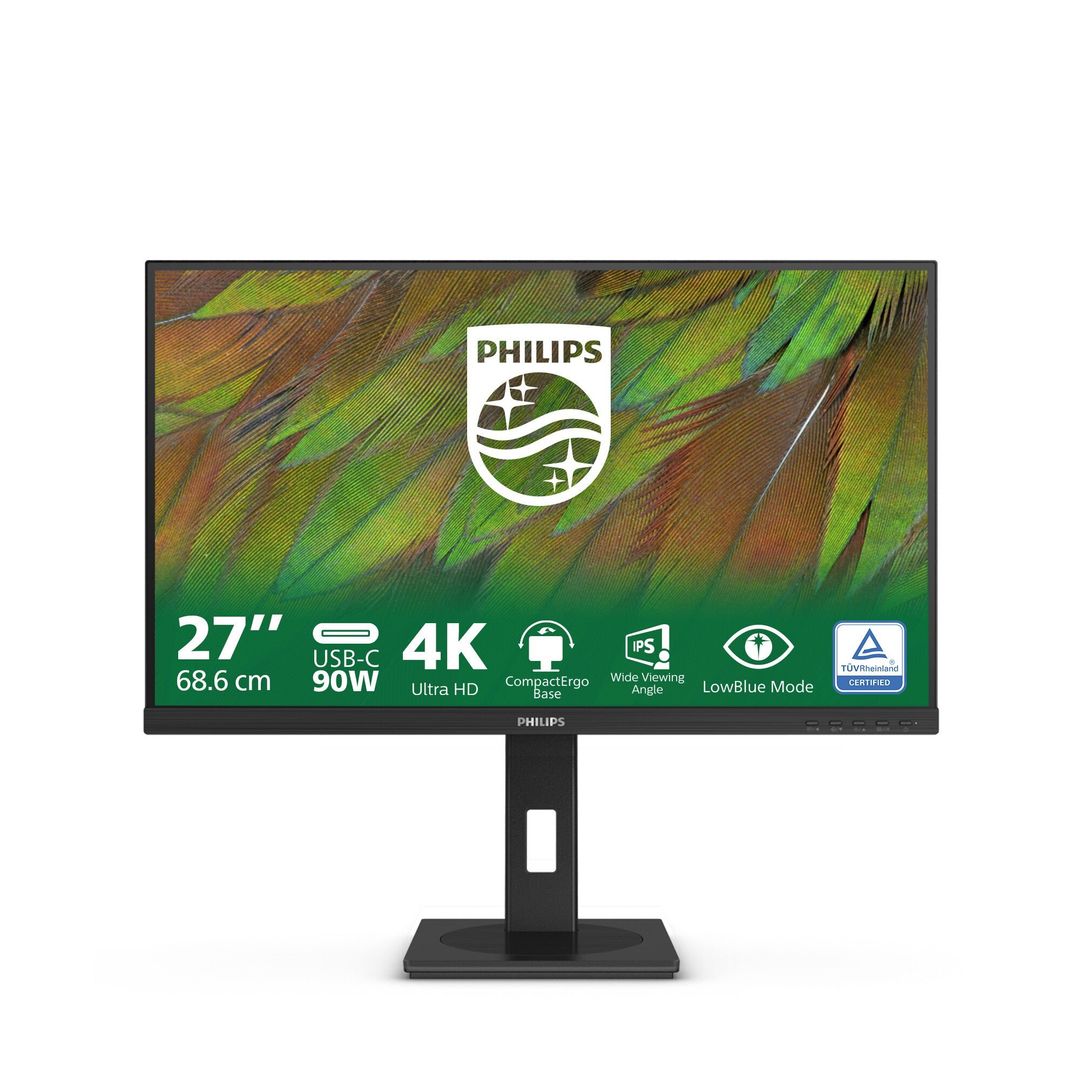 Philips 3000 series 27B1U3900/00 computer monitor 68.6 cm (27") 3840 x 2160 pixels 4K Ultra HD LCD Black - Image 1