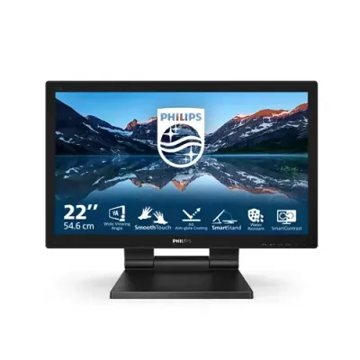 Philips B Line 222B9TA/00 computer monitor 54.6 cm (21.5") 1920 x 1080 pixels Full HD LCD Touchscreen Tabletop Black - Thumbnail 2