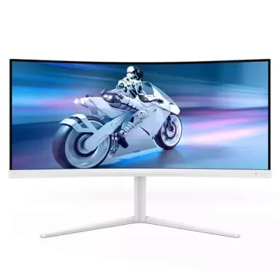 Philips Evnia 5000 34M2C5501A/00 computer monitor 86.4 cm (34") 3440 x 1440 pixels Wide Quad HD LCD White - Thumbnail 2