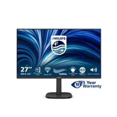 Philips 27B2N3500J/00 computer monitor 68.6 cm (27") 2560 x 1440 pixels 2K LCD Black - Thumbnail 2