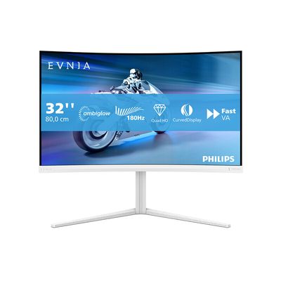 Philips Evnia 5000 32M2C5501/00 computer monitor 80 cm (31.5") 2560 x 1440 pixels Quad HD LCD White - Thumbnail 2