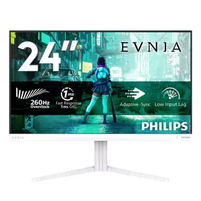 Philips Evnia 3000 24M2N3201P/00 computer monitor 60.5 cm (23.8") 1920 x 1080 pixels Full HD LCD White - Thumbnail 2