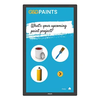 Philips 3000 series 24BDL3751T/00 Signage Display Interactive flat panel 60.5 cm (23.8") LCD Wi-Fi 250 cd/m Full HD Black Touchscreen Built-in processor Android