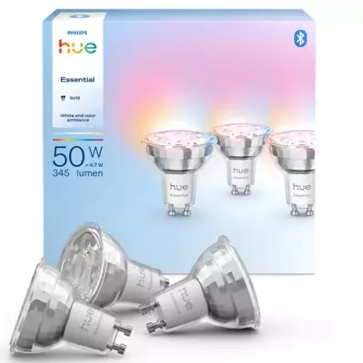 Philips Hue Smart LED bulb GU10, 5 W RGB CCT, Set of 3 - Thumbnail 2