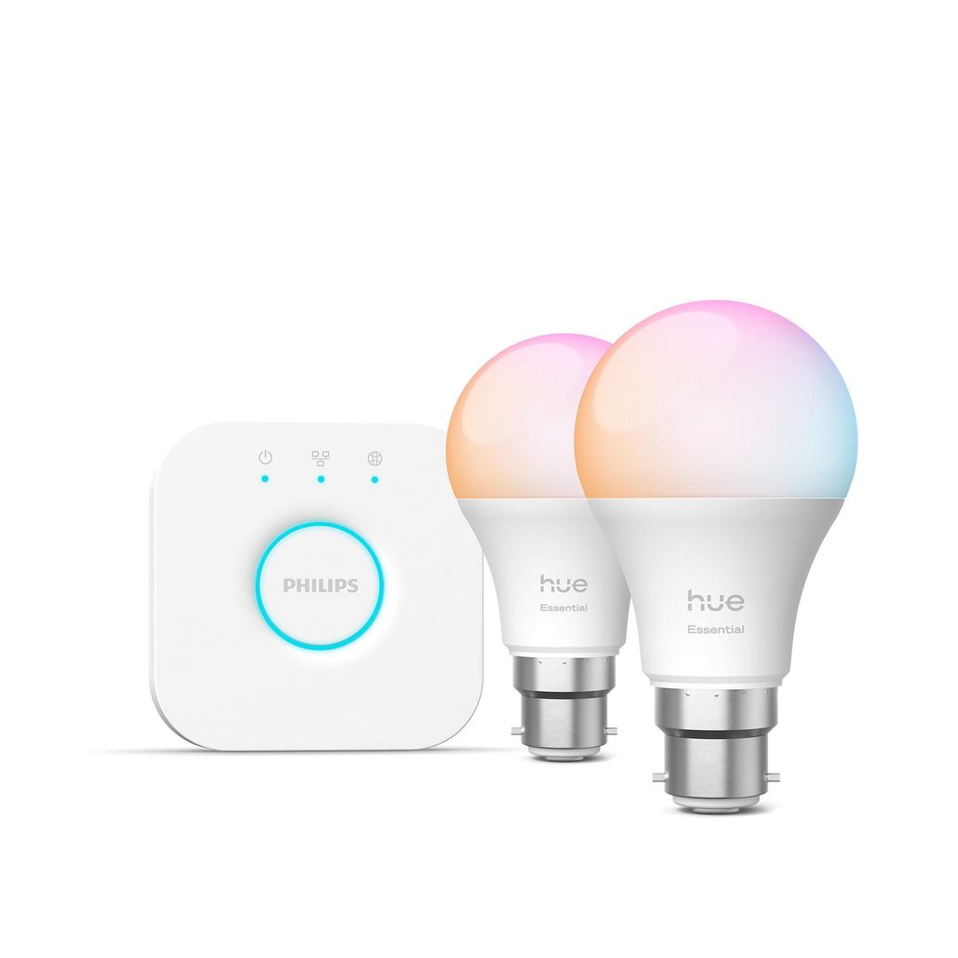 Philips Hue Essential WCA 806 A60 B22 2kit UK - Image 1