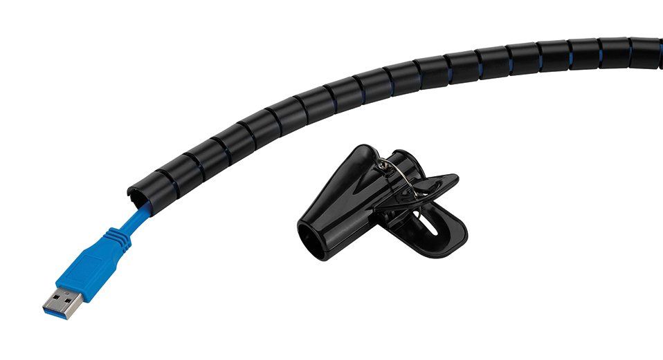 Neomounts ADS06-140BL Cable sleeve - for 1-3 cables - universal - Image 1