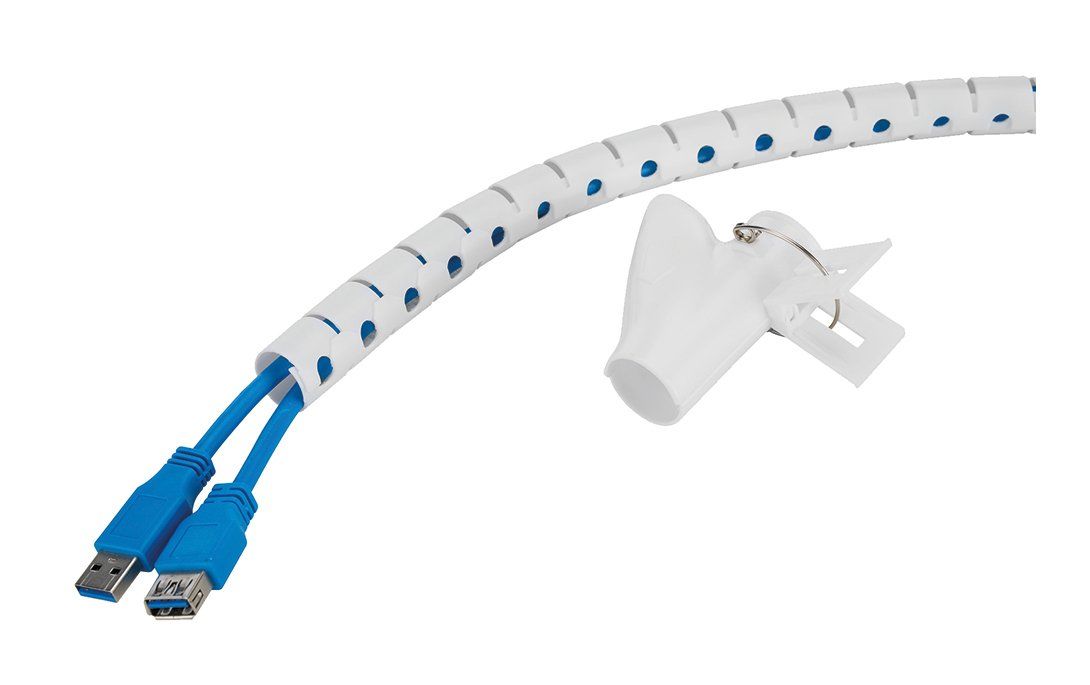 Neomounts ADS06-141WH Cable sleeve - for 1-4 cables - universal - Image 1