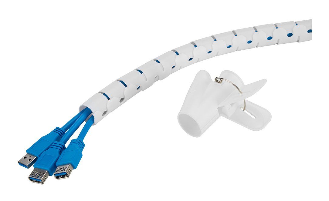 Neomounts ADS06-142WH Cable sleeve - for 1-5 cables - universal - Image 1