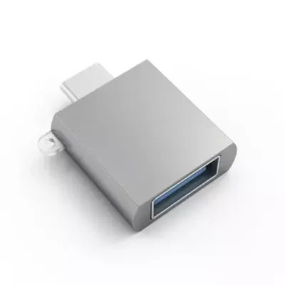 Satechi ST-TCUAM cable gender changer USB C USB A Grey - Thumbnail 2