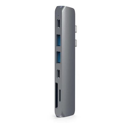 Satechi ST-CMBPM laptop dock/port replicator USB 3.2 Gen 1 (3.1 Gen 1) Type-C Grey