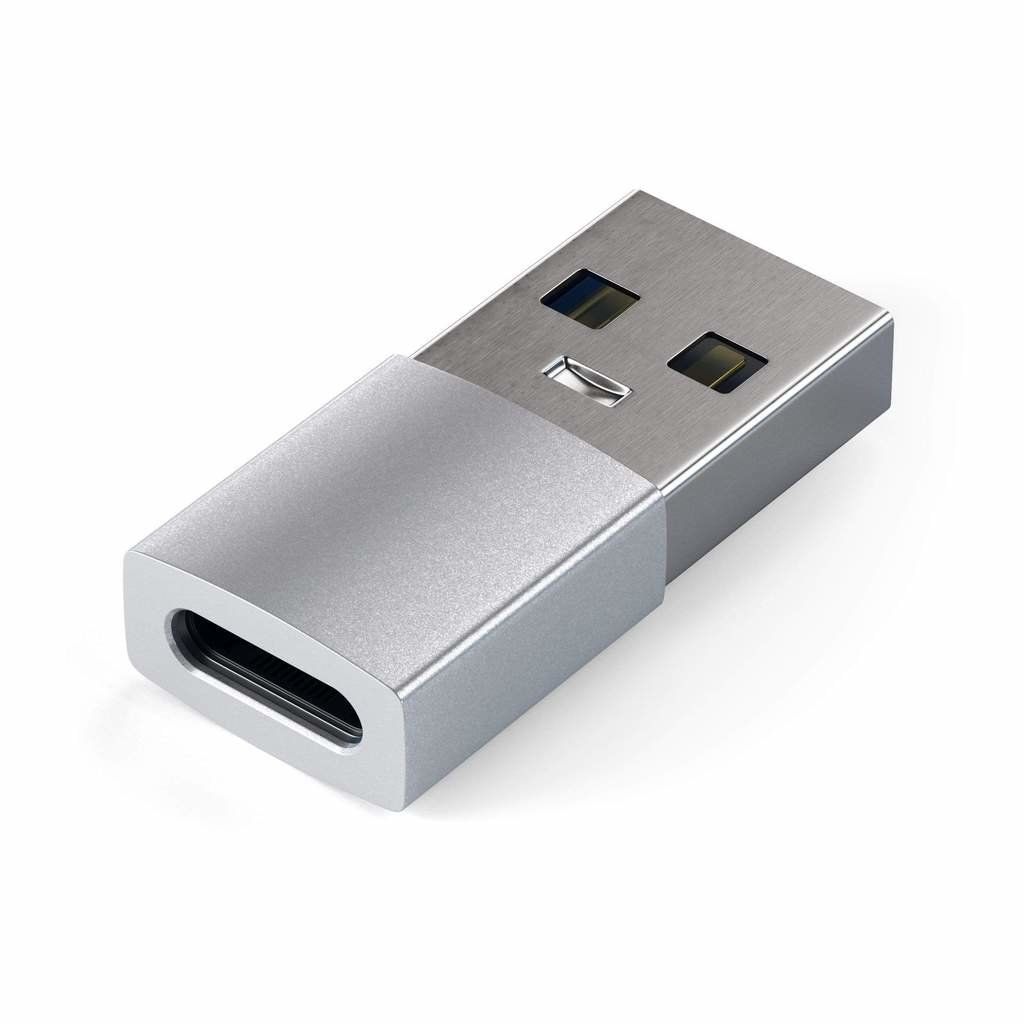 Satechi ST-TAUCS cable gender changer USB-A USB-C Silver - Image 1