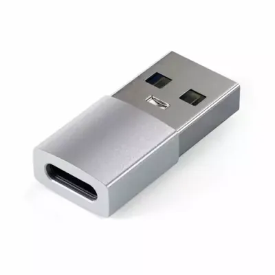 Satechi ST-TAUCS cable gender changer USB-A USB-C Silver - Thumbnail 3