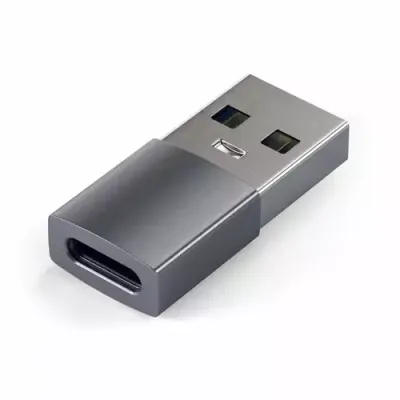 Satechi ST-TAUCM cable gender changer USB-A USB-C Grey - Thumbnail 2