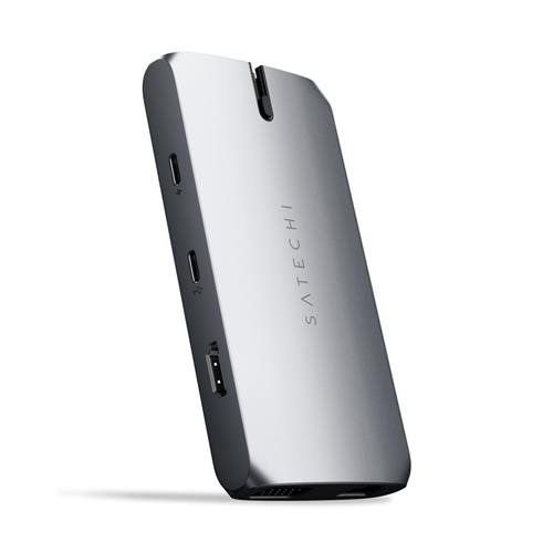 Satechi ST-UCMBAM laptop dock/port replicator USB 2.0 Type-C Black. Si - Image 1
