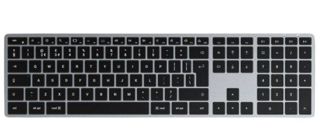 Satechi ST-BTSX3M-UK keyboard Home/Office Bluetooth Black, Grey - Image 1