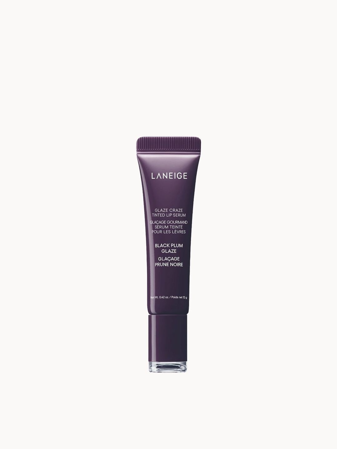 LANEIGE Glaze Craze Tinted Lip Serum - Black Plum Glaze 12g - Image 1