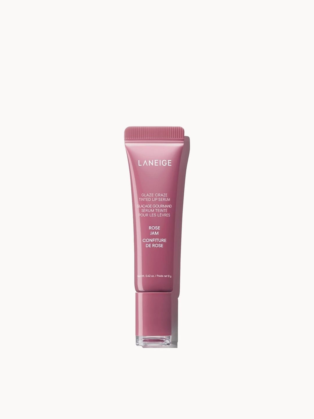 LANEIGE Glaze Craze Tinted Lip Serum - Rose Jam 12g - Image 1