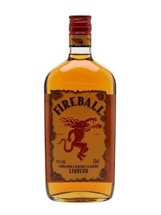 Fireball Cinnamon Whisky Liqueur, 70 cl - Image 1