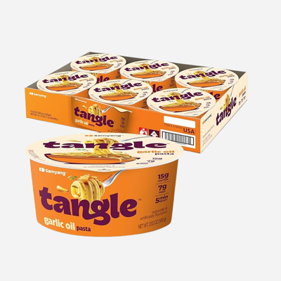 Samyang Tangle Garlic Oil Pasta Big Bowl (6 Pack) - Thumbnail 2