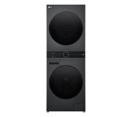 LG WashTower WT1210BBTN1 WiFi-enabled 12 kg Washer Dryer - Black, Black