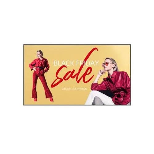 LG 98UM5K-B Digital signage flat panel 2.49 m (98") LED Wi-Fi 500 cd/m 4K Ultra HD Black - Image 1
