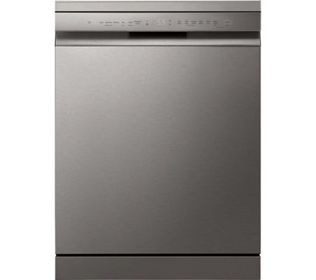LG QuadWash DF355FP Full-Size WiFi-enabled Dishwasher - Platinum Silver, Silver/Grey