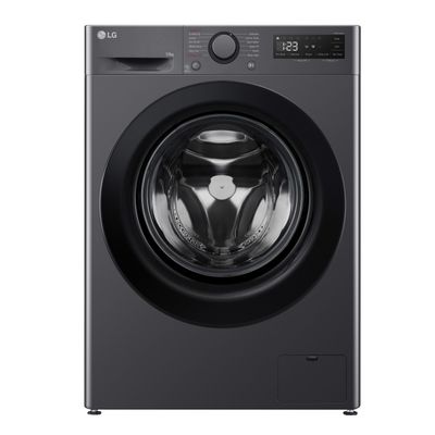 LG F4Y510GBLN1 10kg TurboWash Steam Washing Machine - SLATE GREY