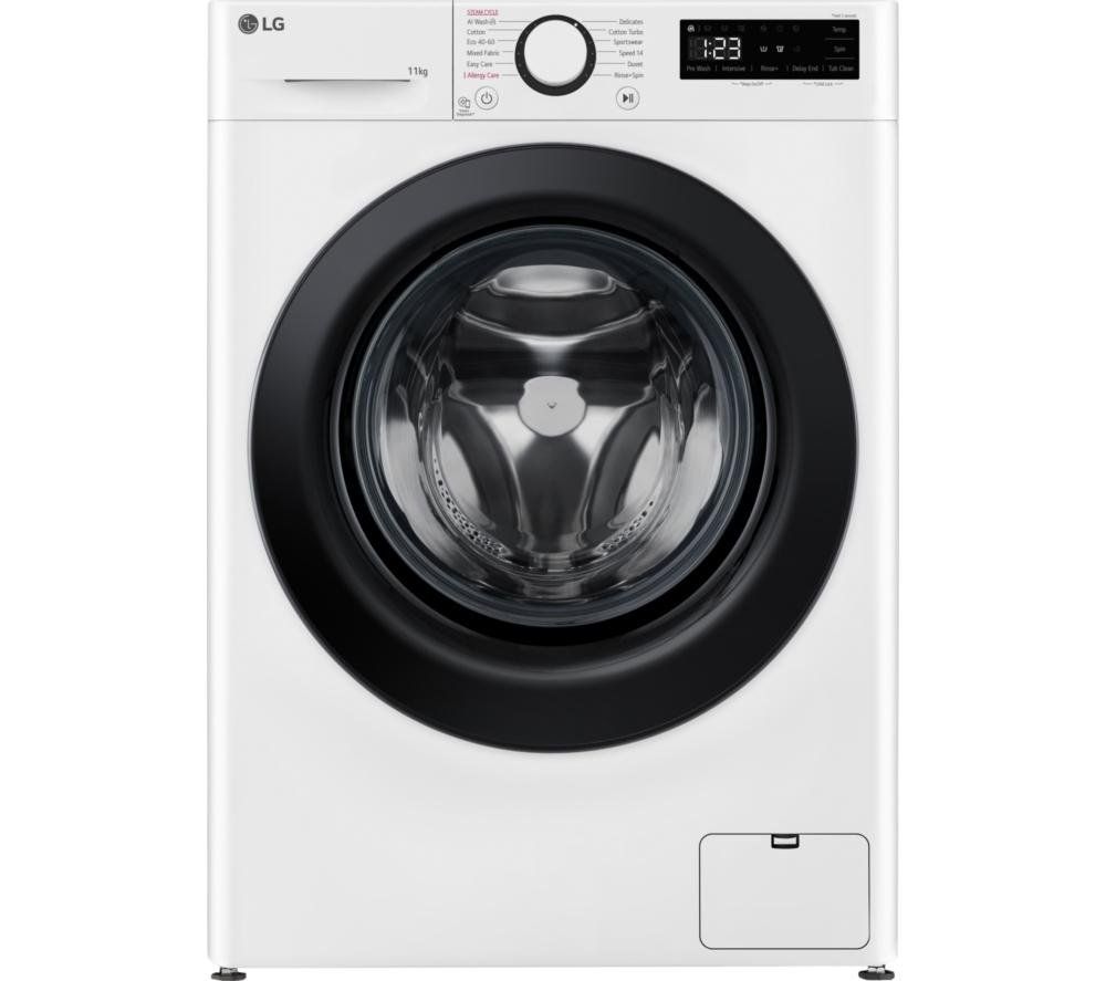 LG F4Y511WBLN1 11kg TurboWash Steam Washing Machine - WHITE - Image 1