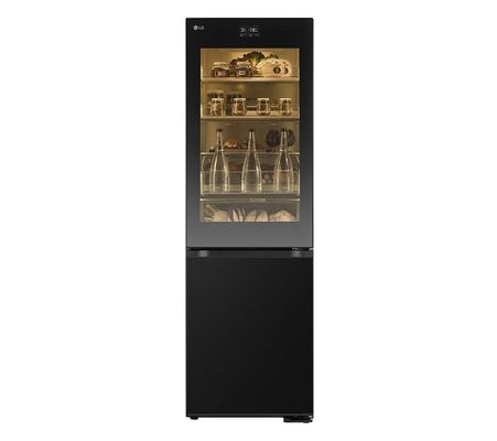 LG InstaView GBG7190CEV Smart 60/40 Fridge Freezer - Essence Black Steel, Black
