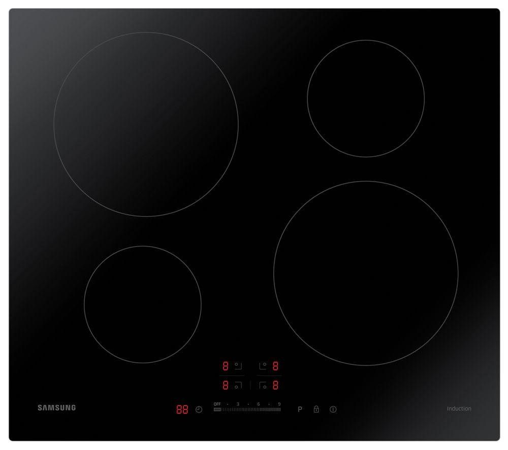 SAMSUNG NZ64H37070K 59 cm Electric Induction Hob - Black, Black - Image 1