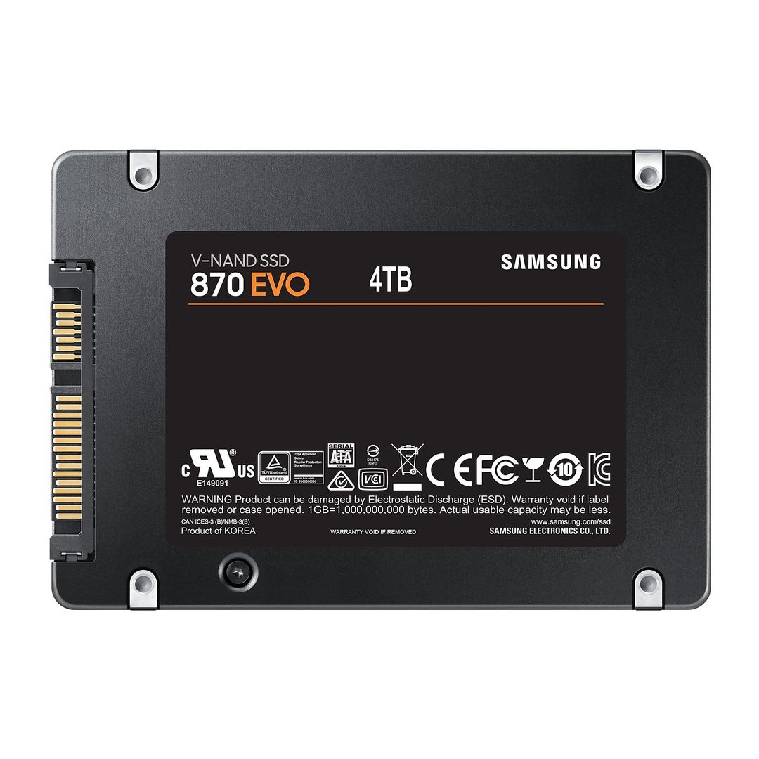 Samsung 870 EVO 4 TB 2.5" Serial ATA III V-NAND MLC - Image 1