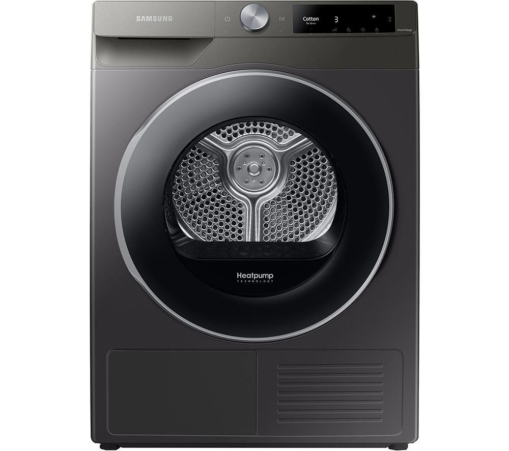 SAMSUNG Series 6 AI Energy DV90T6240LN/S1 WiFi-enabled 9 kg Heat Pump Tumble Dryer - Graphite, Silver/Grey - Image 1