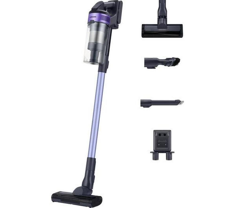SAMSUNG Jet 60 Turbo Max 150 W Suction Power Cordless Vacuum Cleaner with Jet Fit Brush - Teal Violet & Cotta Black, Black - Image 1