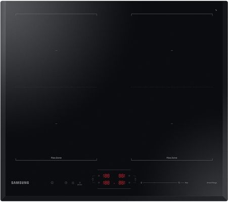 SAMSUNG NZ64B5066KK/U1 59 cm Electric Induction Smart Hob - Black, Black