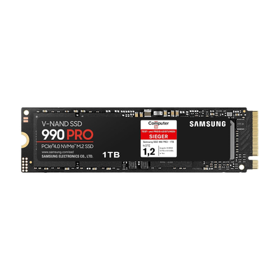 Samsung 990 PRO 1 TB M.2 PCI Express 4.0 NVMe V-NAND MLC