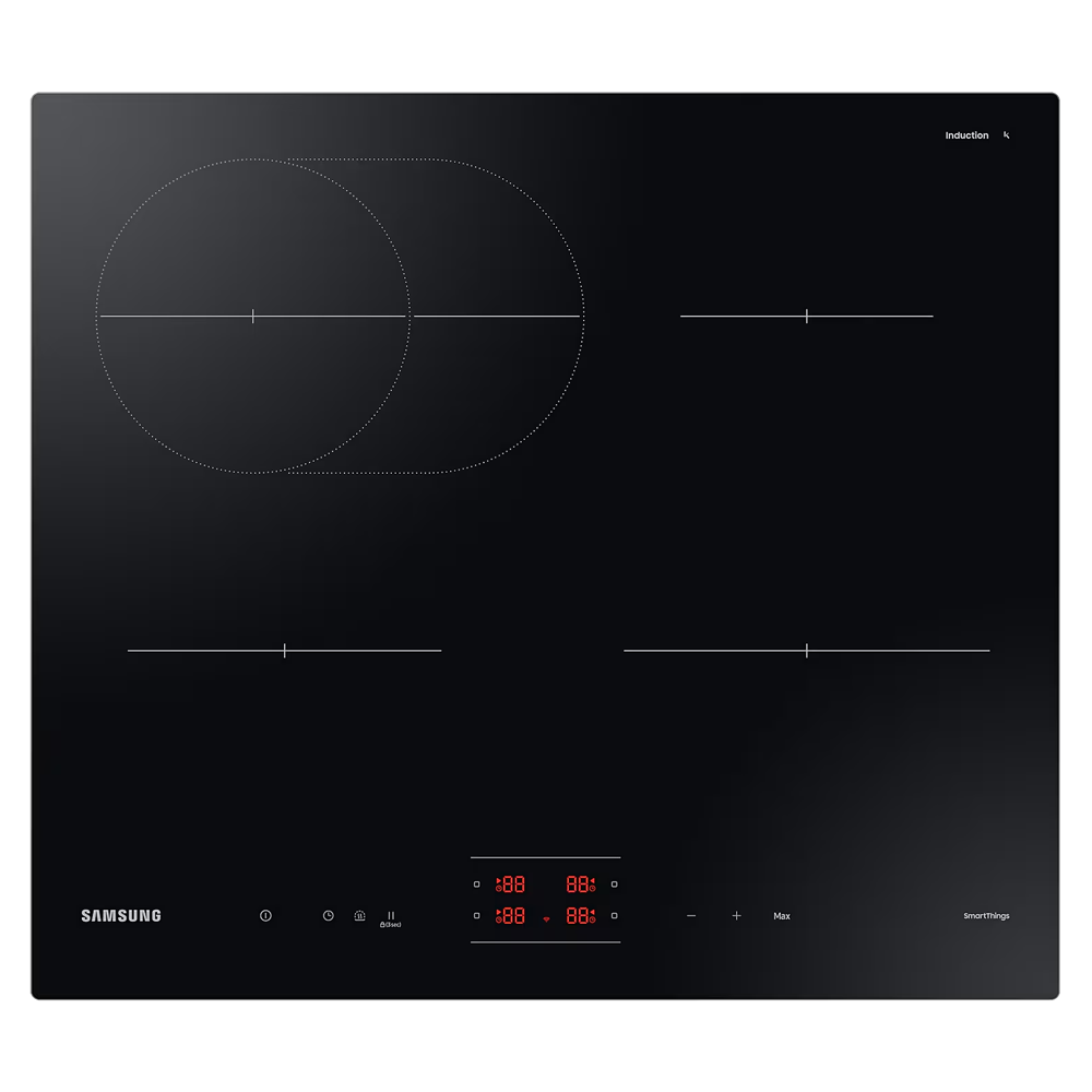 Samsung NZ64B4015FK 60cm Series 4 Four Zone Induction Hob - BLACK - Image 1