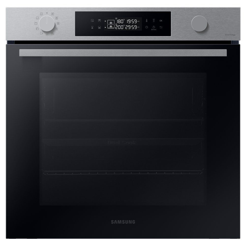 SAMSUNG Series 4 Dual Cook Flex NV7B4430ZAS/U4 Electric Pyrolytic Smart Oven - Stainless Steel, Stainless Steel - Image 1