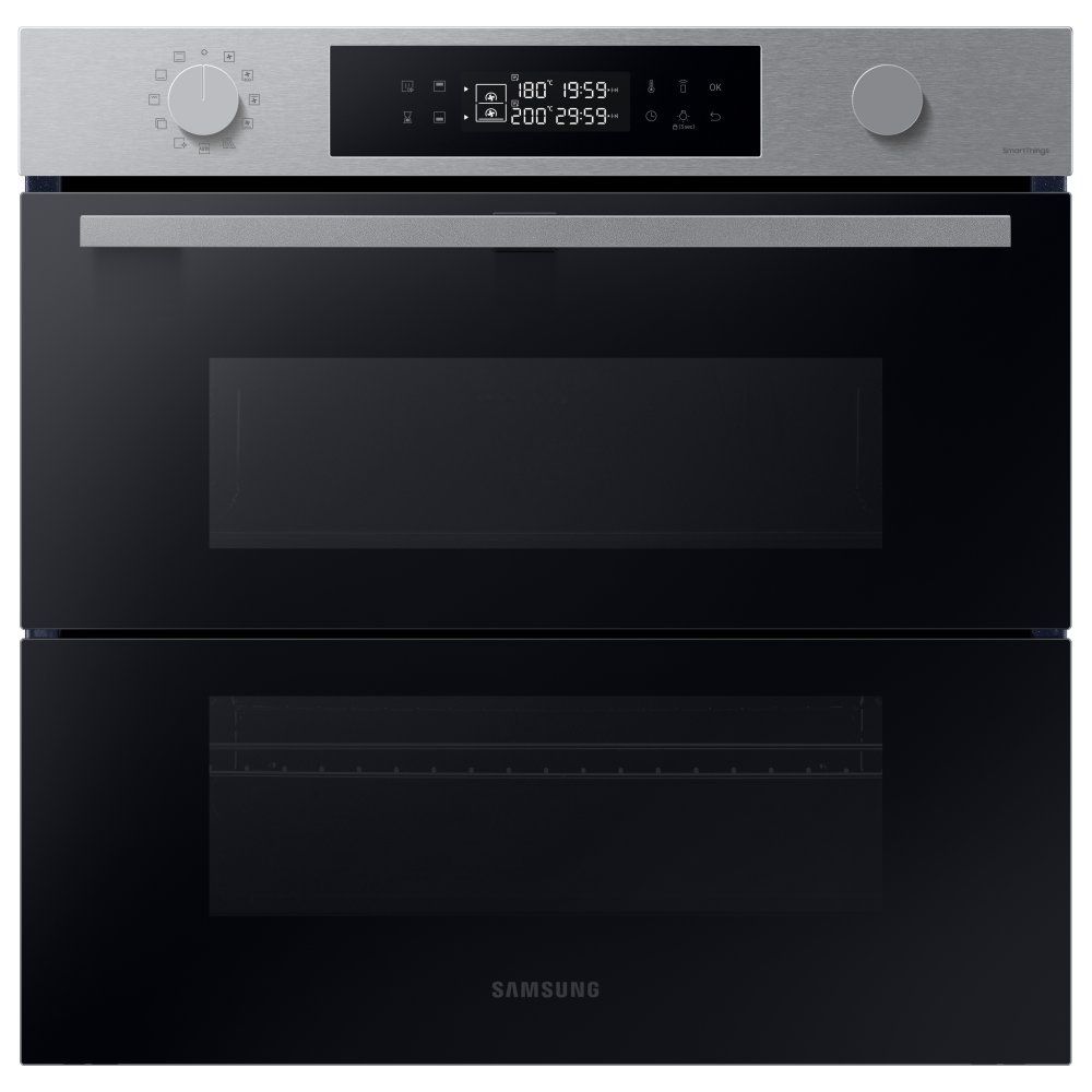 SAMSUNG Series 4 Dual Cook Flex NV7B45205AS/U4 Electric Smart Oven - Stainless Steel, Stainless Steel - Image 1
