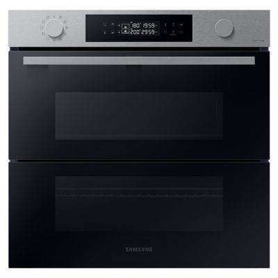 SAMSUNG Series 4 Dual Cook Flex NV7B45305AS/U4 Electric Pyrolytic Smart Oven - Stainless Steel, Stainless Steel