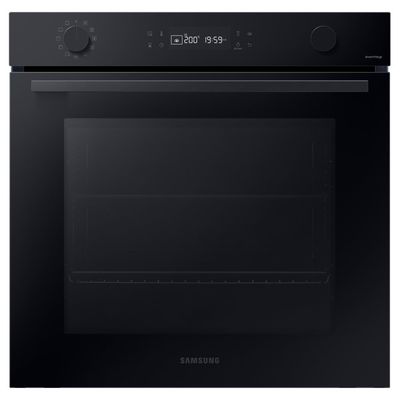SAMSUNG Bespoke Series 4 NV7B41307AK/U4 Electric Pyrolytic Smart Oven - Black Glass, Black
